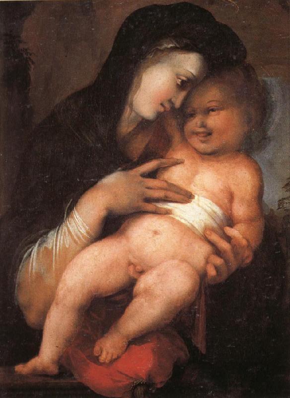 BERRUGUETE, Alonso Madonna and Child